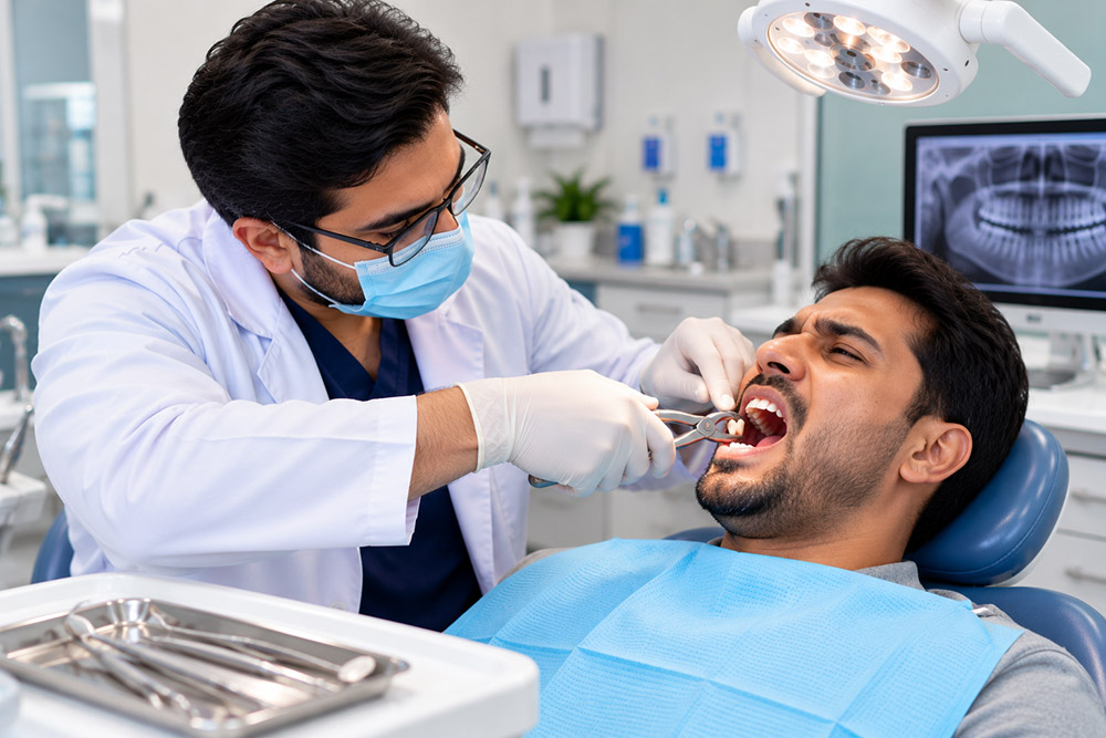 Tooth Extraction at Happy Smile Dental Clinic, New Muwailah, Sharjah