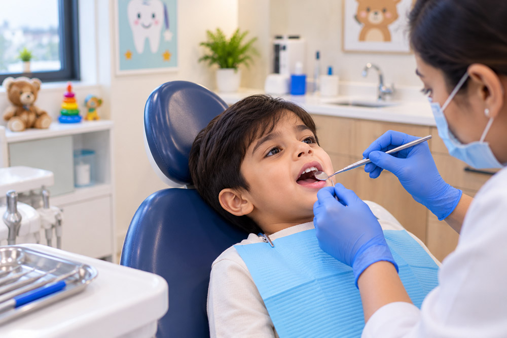 Pediatric Care at Happy Smile Dental Clinic, New Muwailah, Sharjah