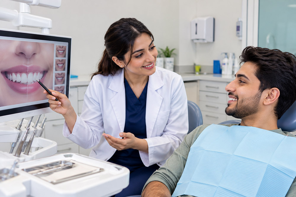 Smile Designing at Happy Smile Dental Clinic, New Muwailah, Sharjah